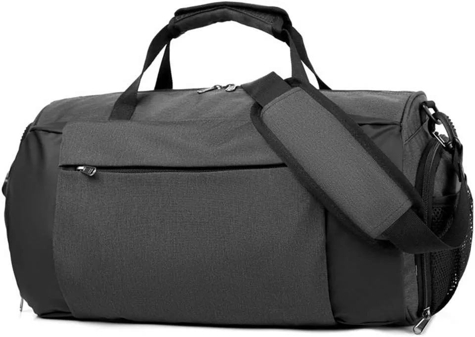Bag Personality Sports Gym Bag, Travel Duffel Bag with Shoes Compartment for Men Women for Women Men Fitness