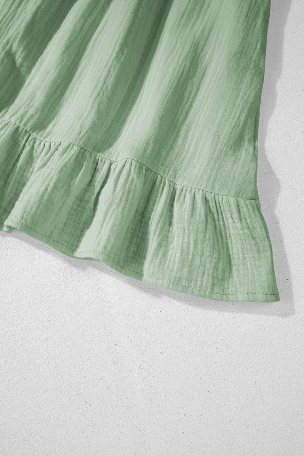 blibean Teen Girls Cotton Dress Smocked Sundress with Pocket 6-15 Years