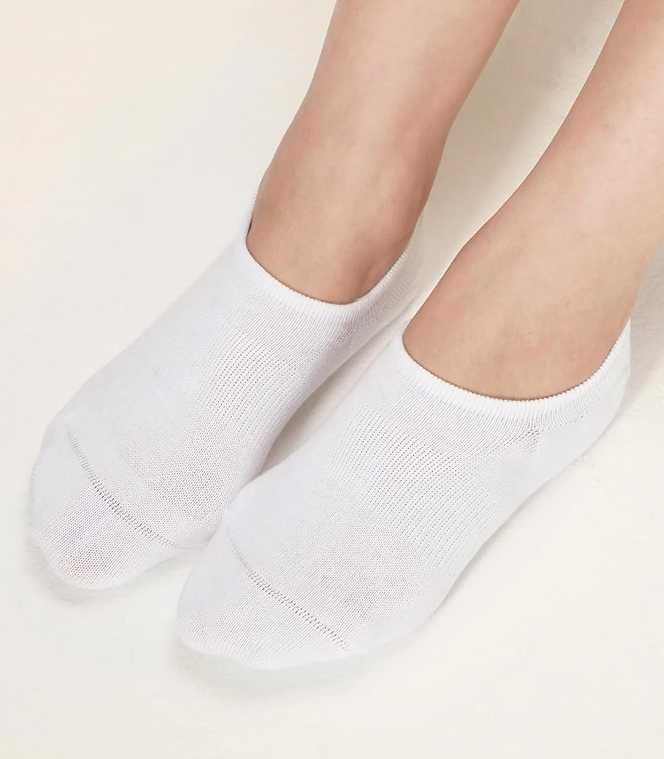 Breslatte 6pairs No Show Socks Womens Men Non-slip Soft Cotton Invisible Socks for Women Daily Sport