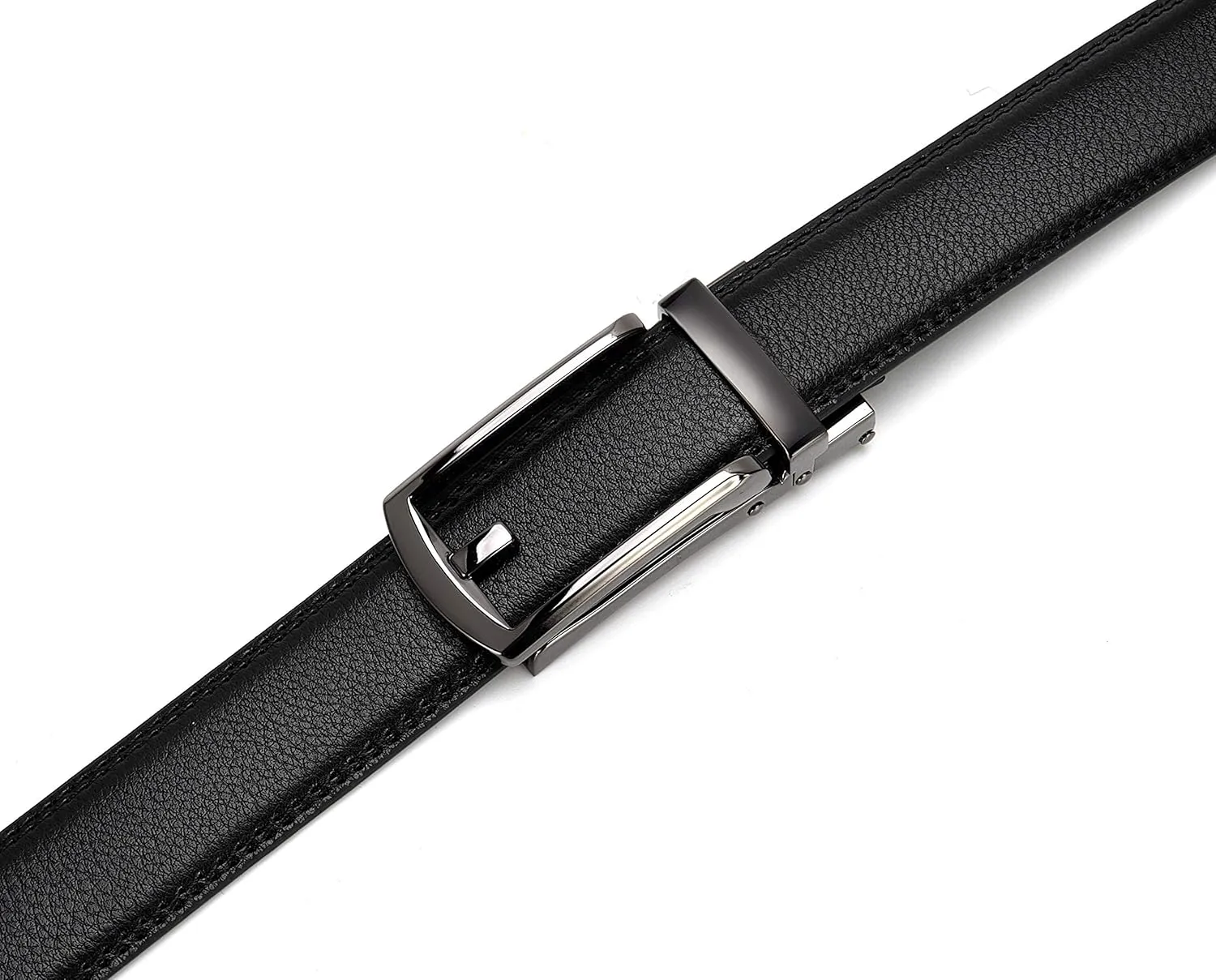 CHAOREN Mens Dress Belt - Ratchet Belt Leather 1 1/4" Comfort Click - Perfect Companion to Mens Dress Shoes