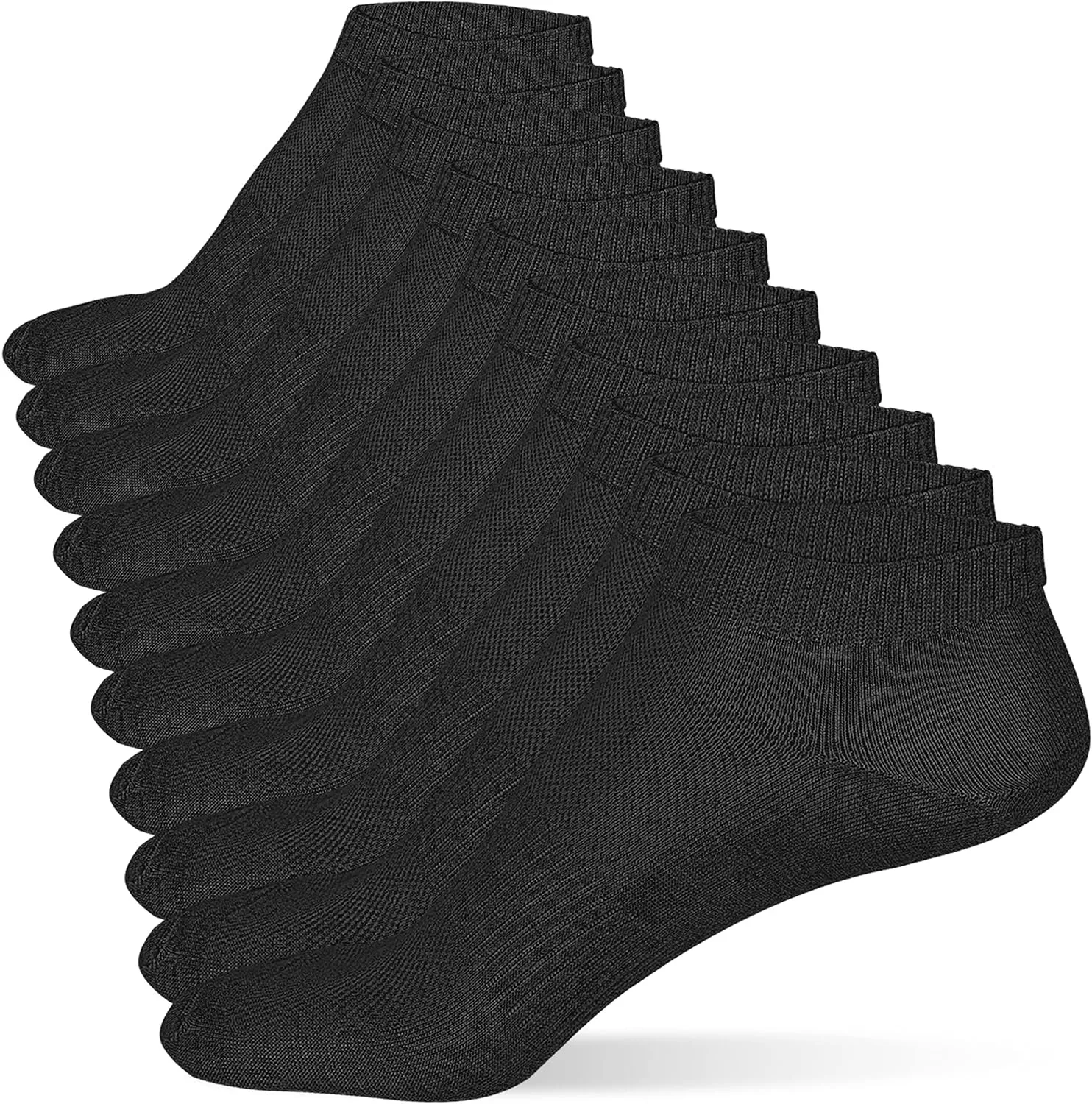 Cozi Foot 5/10 Pairs Women Ankle Socks Athletic Soft Low Cut Socks