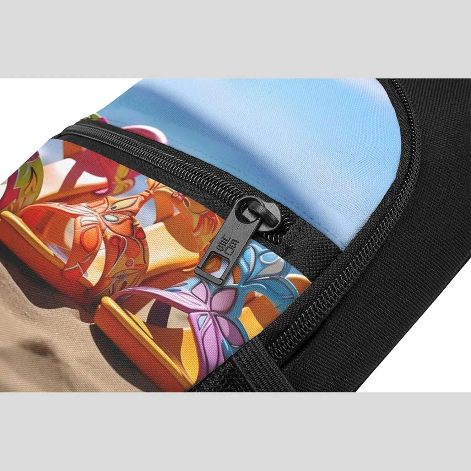 Crossbody Sling Backpack Sling Bag for Men Women Cross Chest Bag Shoulder Bag Colorful Sandals Shoes Travel Hiking Daypack