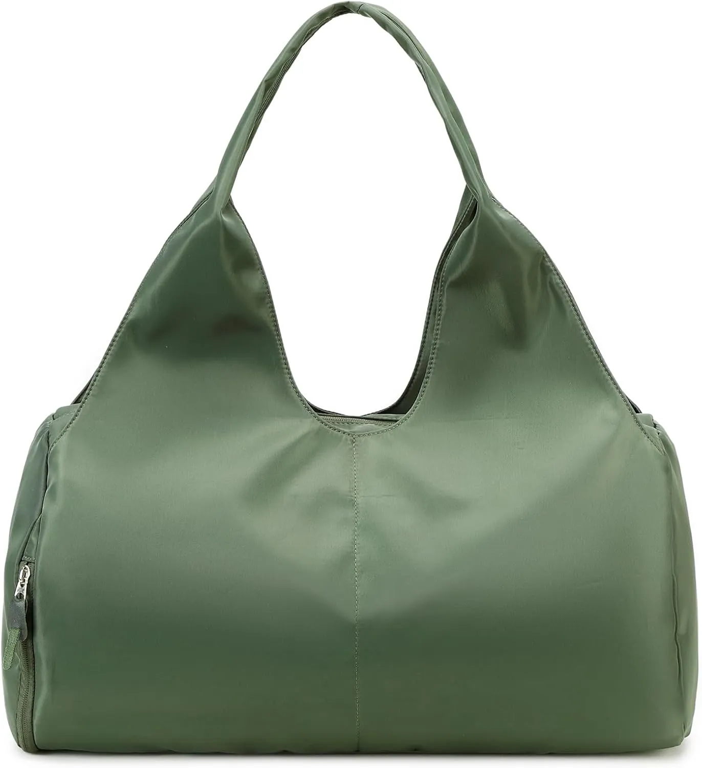 forestfish Yoga Gym Bag for Women with Shoes Compartment & Wet Dry Storage Pockets Lightweight Duffel Bag, Army Green