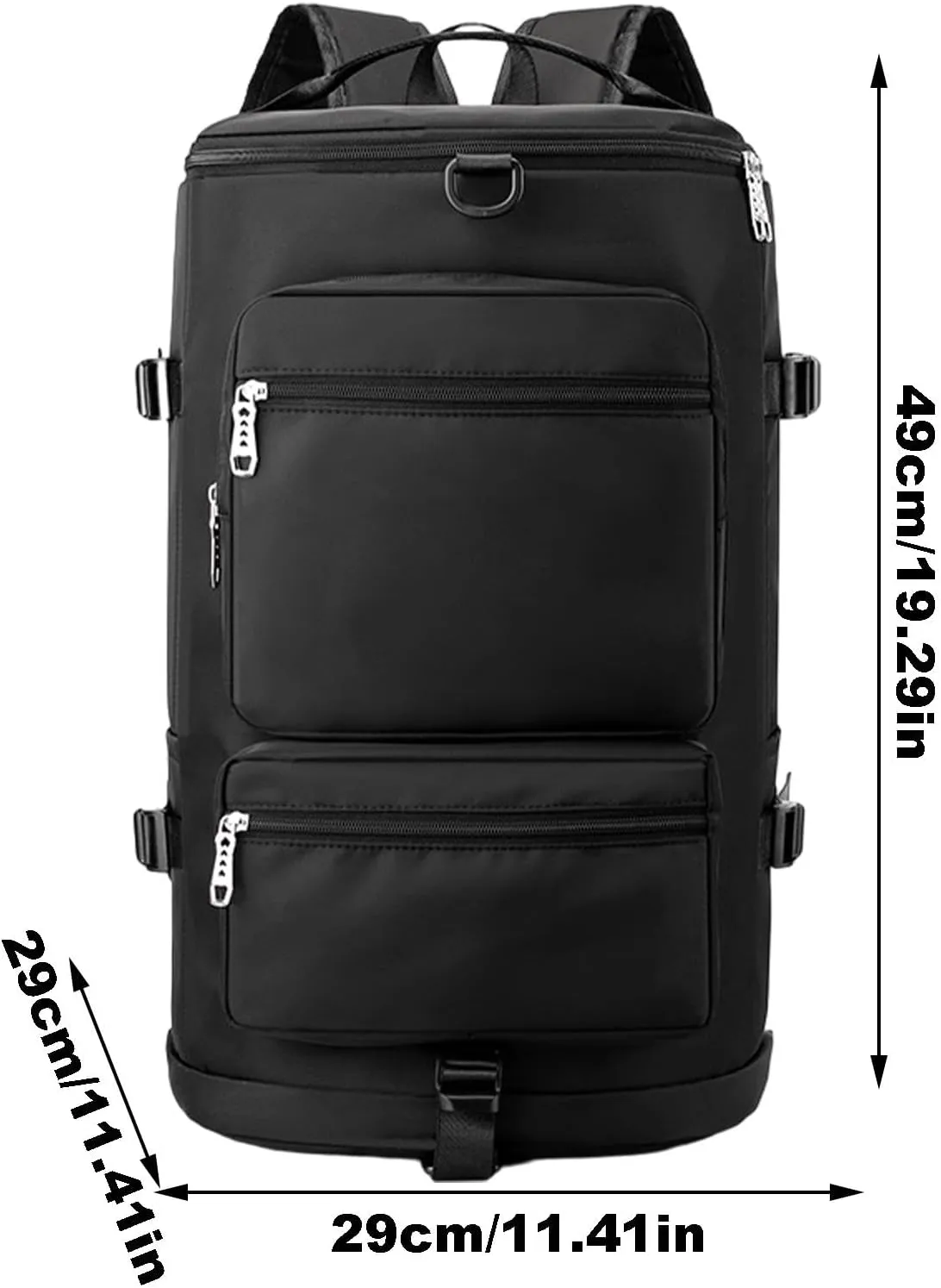 Gym Bag Women Men with Shoes Compartment & Wet Pocket Travel Duffel Bag Gym Backpack Waterproof Weekender Overnight Backpack
