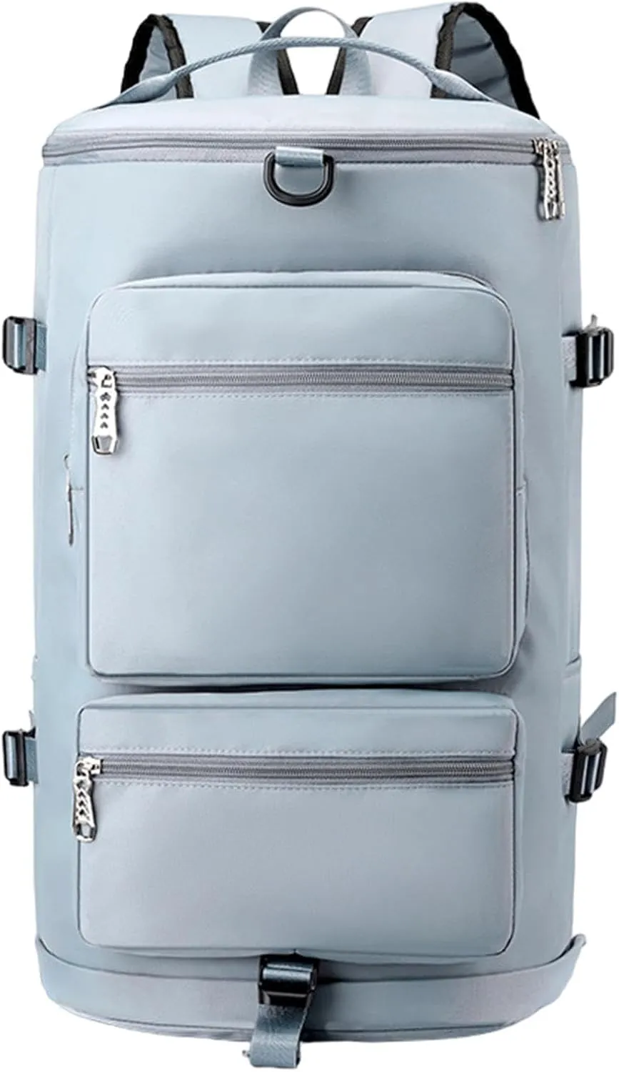 Gym Bag Women Men with Shoes Compartment & Wet Pocket Travel Duffel Bag Gym Backpack Waterproof Weekender Overnight Backpack