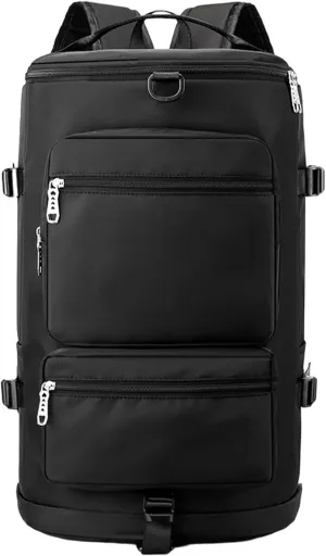 Gym Bag Women Men with Shoes Compartment & Wet Pocket Travel Duffel Bag Gym Backpack Waterproof Weekender Overnight Backpack