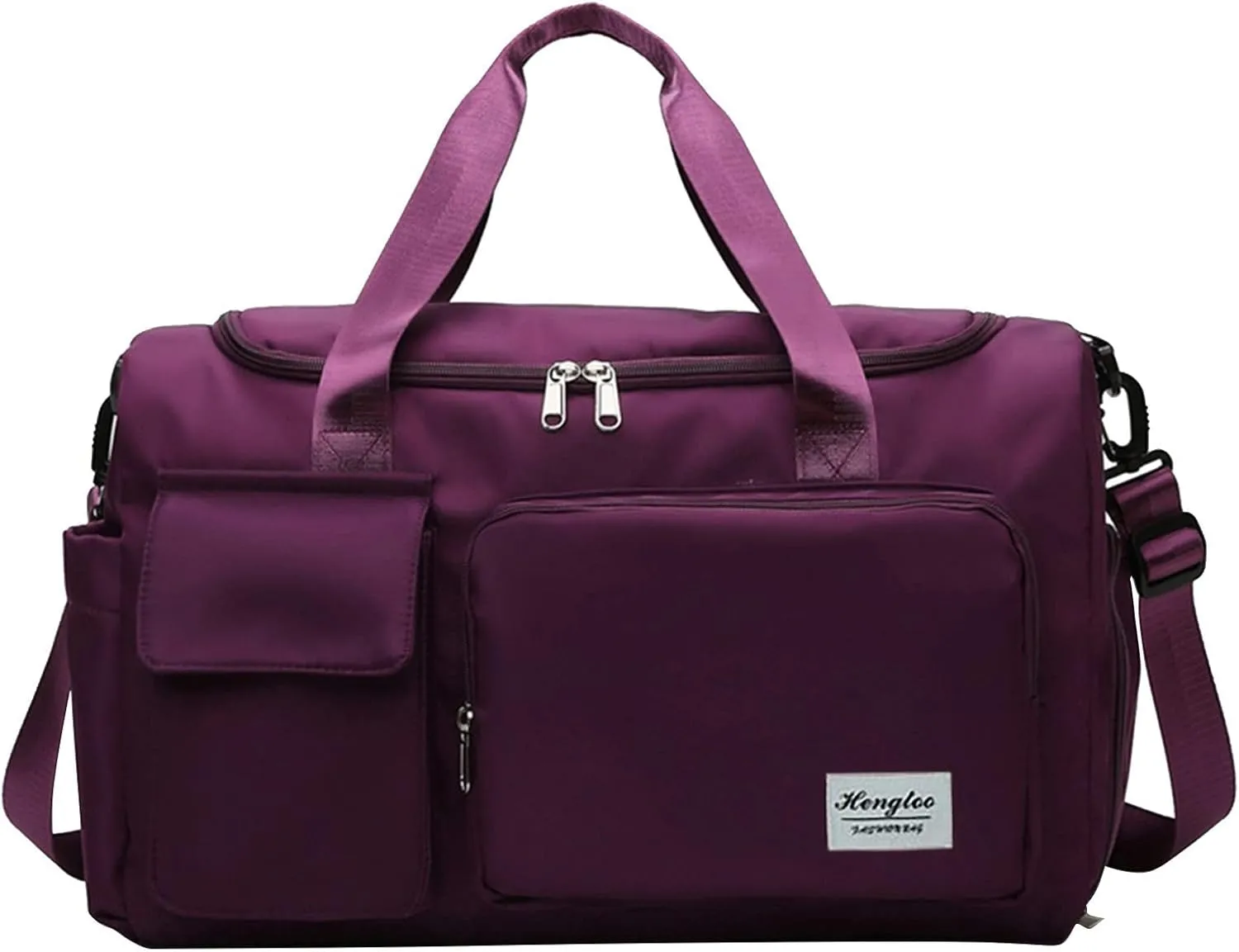 Gym Bag Women with Shoes Compartment,28L Duffel Bag Men,Waterproof Gym Duffle Bag for Travel Workout Sports Yoga