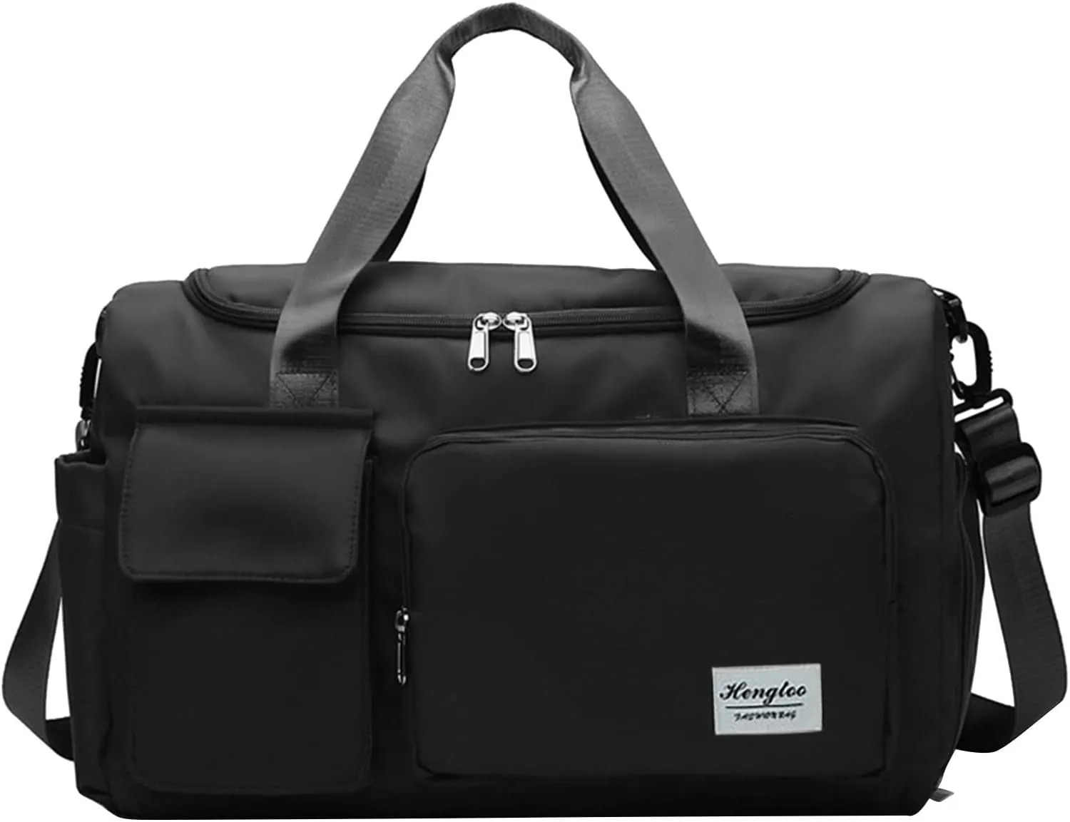 Gym Bag Women with Shoes Compartment,28L Travel Duffel Bags,Reusable Gym Duffle Bag for Yoga Sports Workout Travel