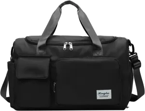 Gym Bag Women with Shoes Compartment,28L Travel Duffel Bags,Reusable Gym Duffle Bag for Yoga Sports Workout Travel