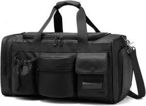 JTKDL Travel Duffel Bag with Shoes Compartment, Sports Gym Bag, Water-Proof Dufflebag Travel Handbags, Dry and Wet Separation, Portable Shoulder Bags for Men Women