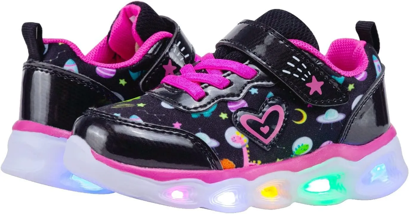 Kids Led Shoes Toddler Girls Fashion Light Up Sneaker