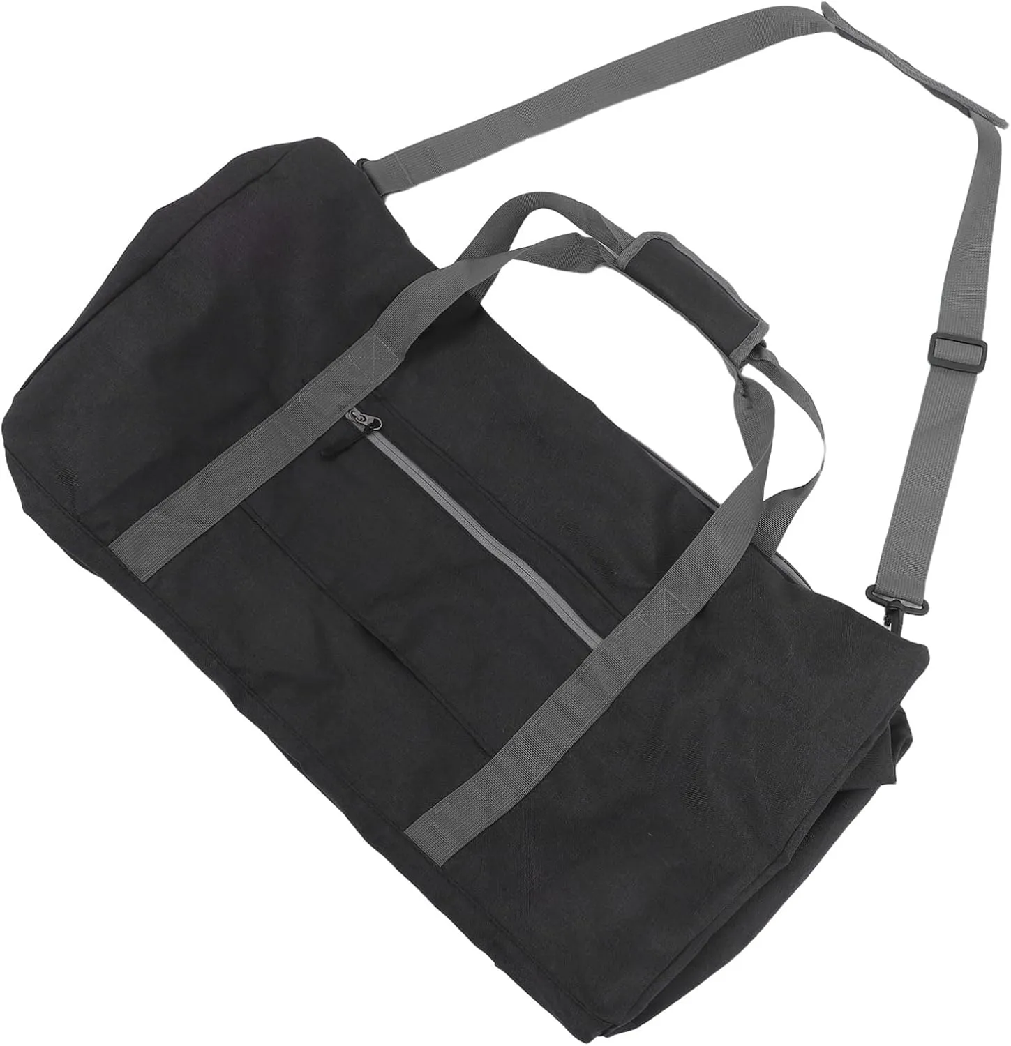 LIFKOME Large Oxford Cloth Duffel Bag for Sports Gym Travel Bag Foldable Shoulder Strap and Shoes Compartment Overnight