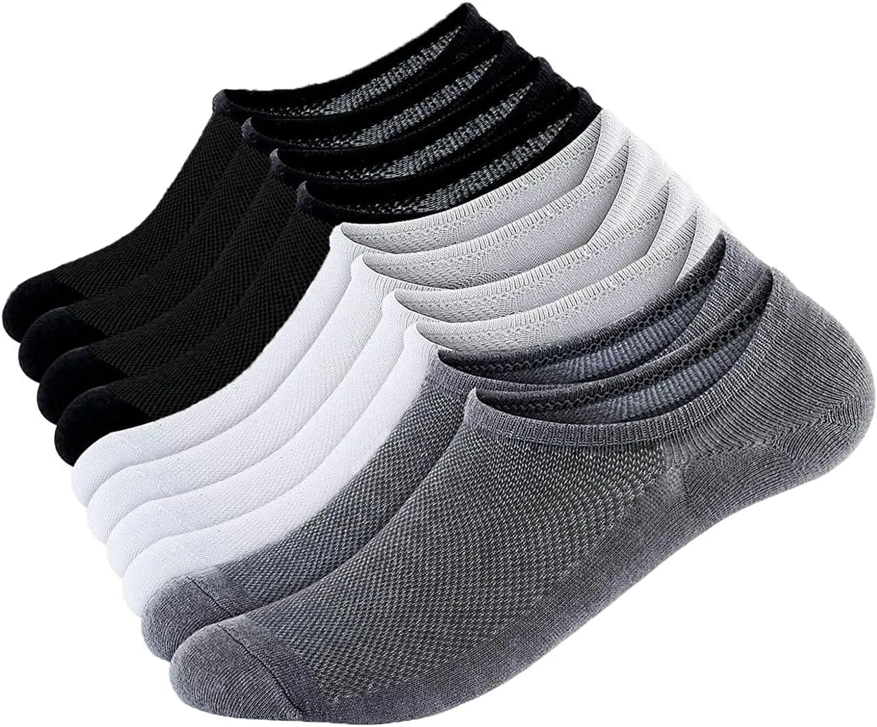 L'OUNASS No Show Socks Women and Men Low Cut Ankle Short Anti-slid Sock Athletic Running Novelty Casual Invisible Liner Socks
