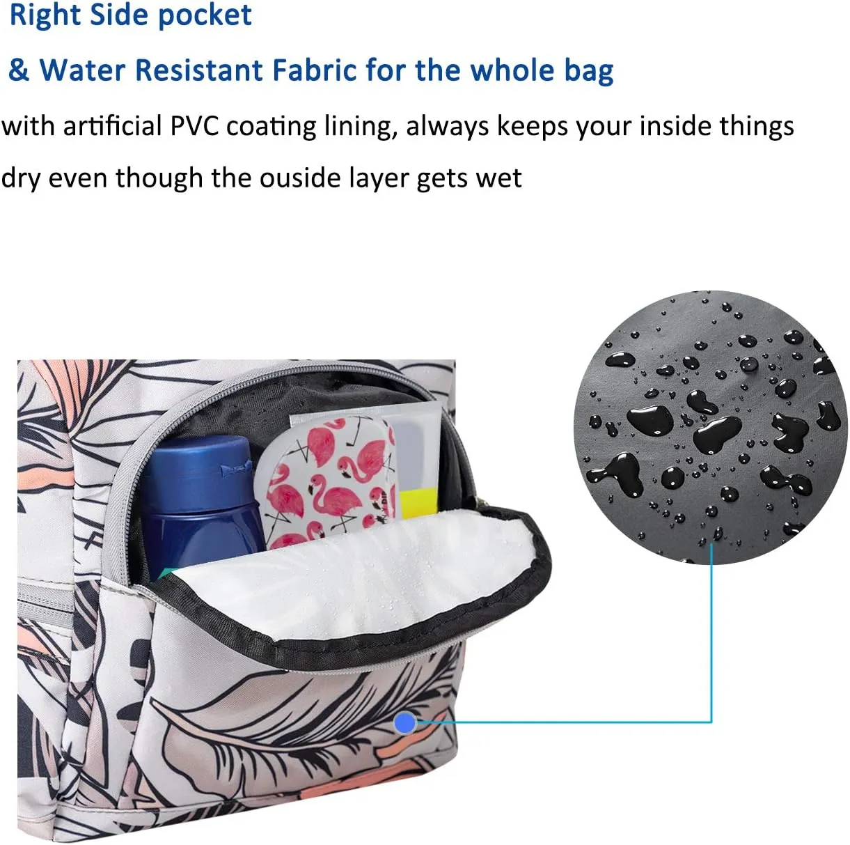 MarsBro Water Resistant Sports Gym Travel Weekender Duffel Bag with Shoe Compartment (floral white)