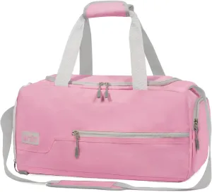MarsBro Water Resistant Sports Gym Travel Weekender Duffel Bag with Shoe Compartment Pink