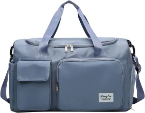 Mens Gym Bag with Shoes Compartment,28L Travel Duffel Bags for Women,Duffle Bag for Yoga Workout Sports Travel