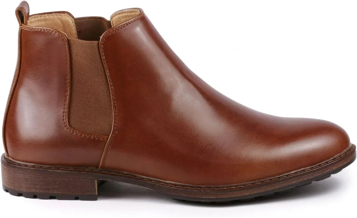 Metrocharm MC137 Men's Formal Dress Chelsea Ankle Boot