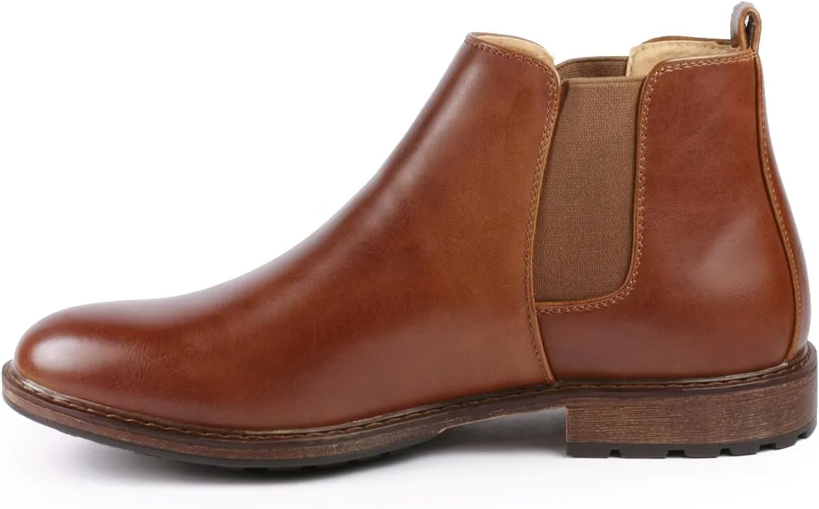 Metrocharm MC137 Men's Formal Dress Chelsea Ankle Boot
