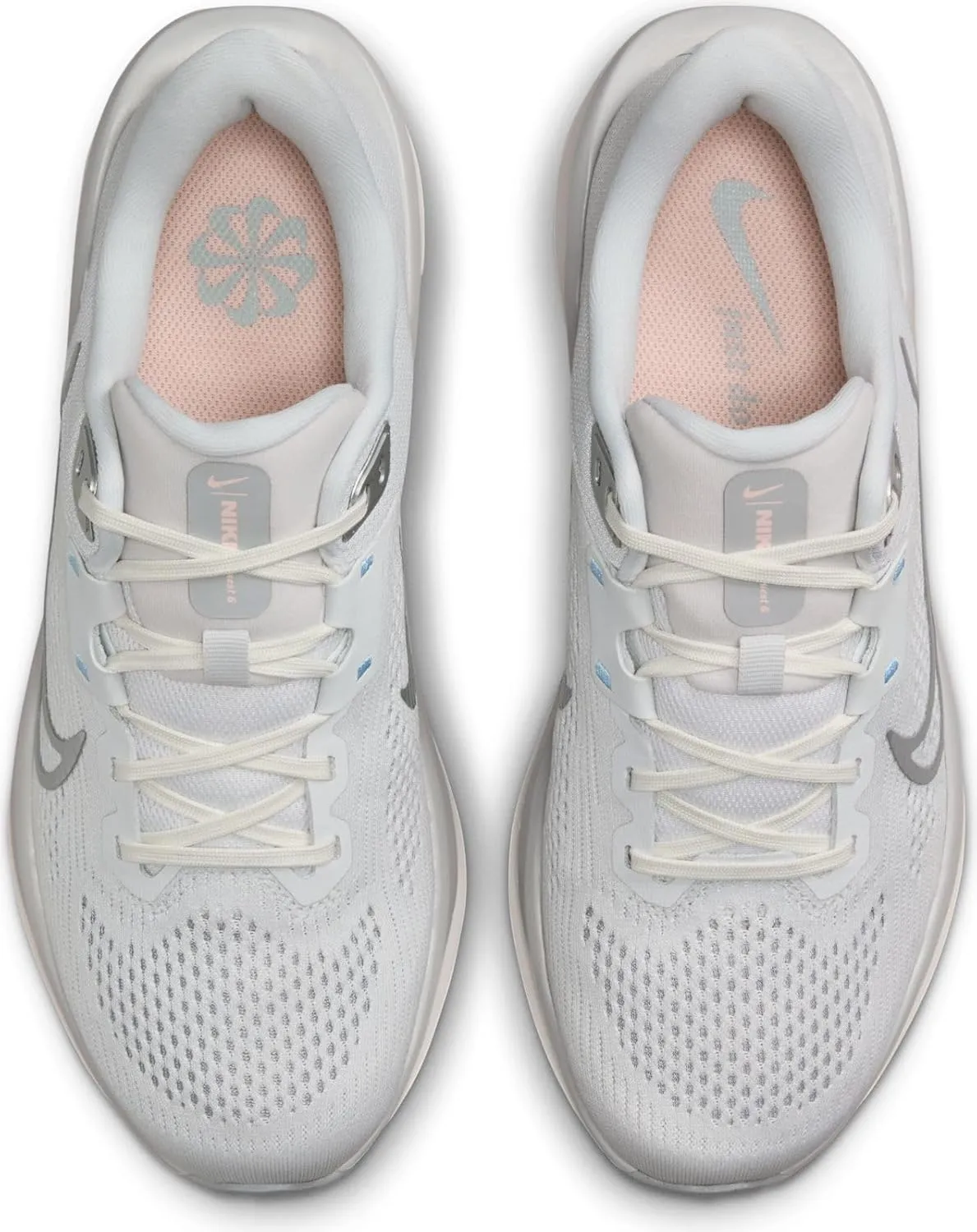 Nike Quest 6 Women's Road Running Shoes (FD6034-007, Photon Dust/Psychic Blue/Summit White/Light Smoke Grey)