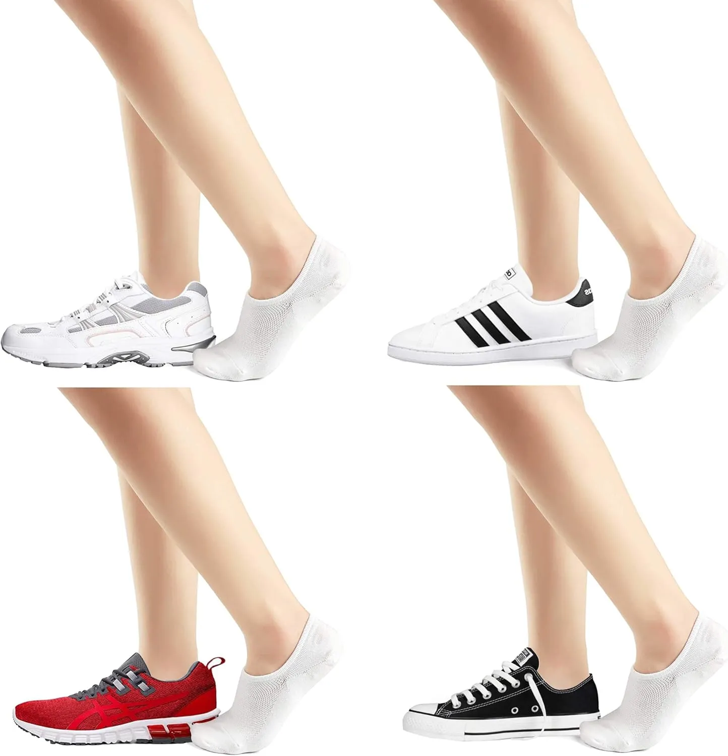 No Show Low Cut Ankle Socks Casual Cotton Socks