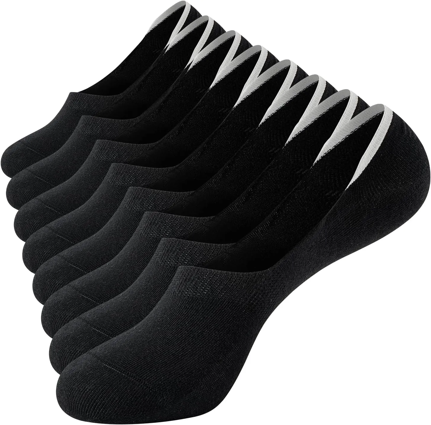 No Show Socks Women Low Non Slip Flat Boat Line Low Cut Invisible Cushioned Ankle Socks For Women
