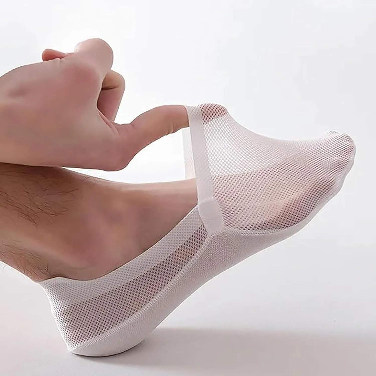 Repertoire Socks, Ultra Thin Liner Socks Non Slip Combed Cotton No Show for Women Men Lightweight Breathable
