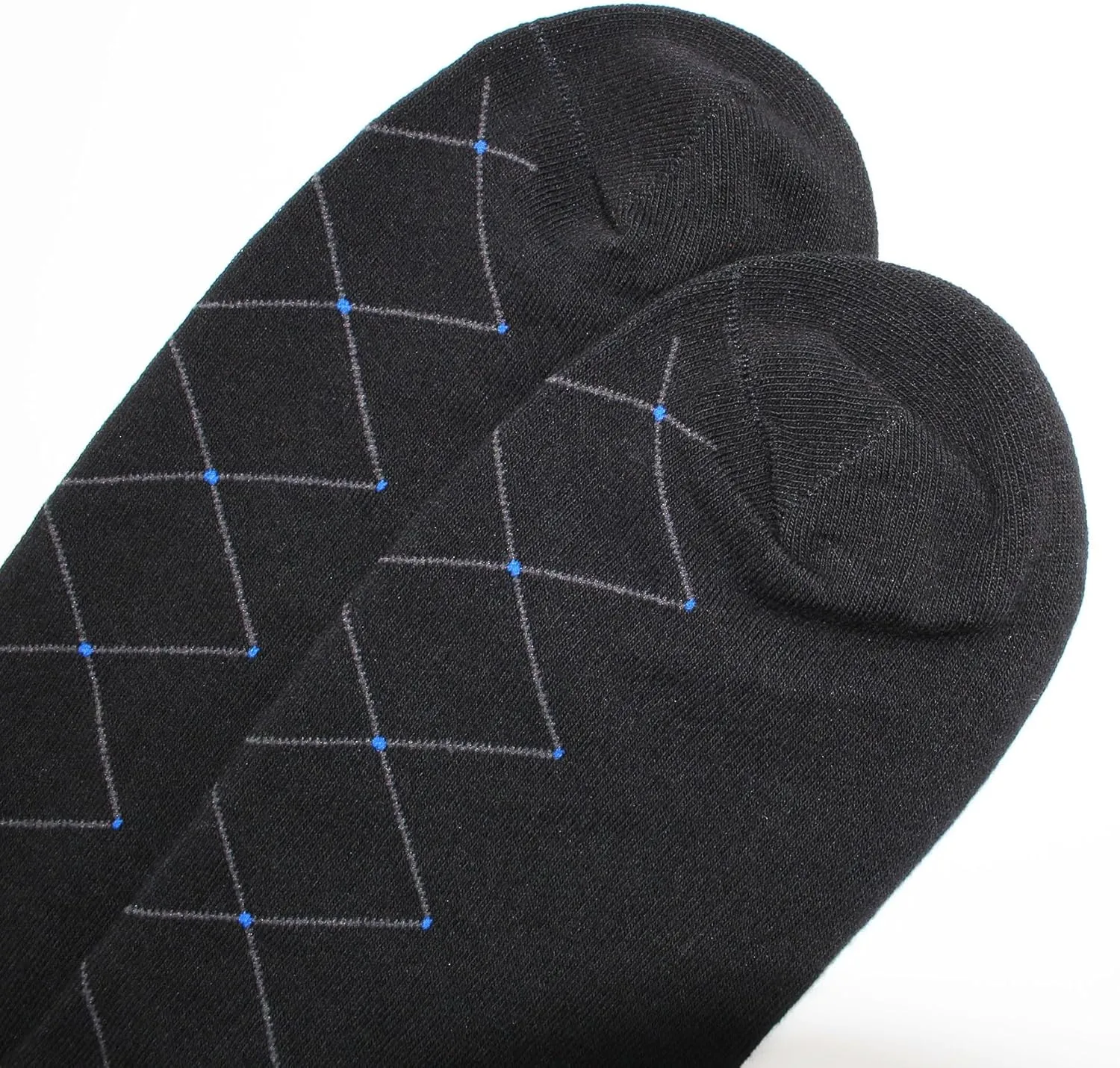 TOEJYJ Mens Fun Dress Socks, Pattern Funny Casual Socks Pack, Colorful Striped Cotton Novelty Socks Size 10-13