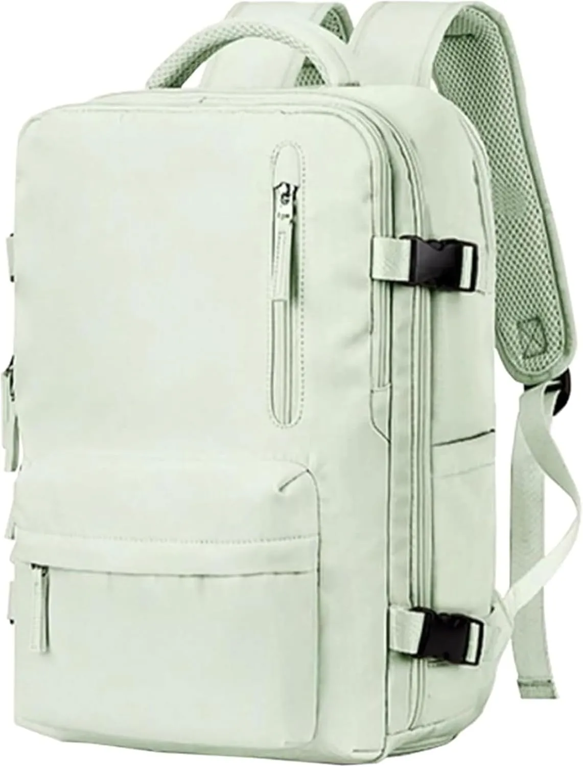 Tourism Backpack, Travel Backpack for Women Airline Approved, Hiking Bag, Anti Theft Business Backpack with Shoes Compartment (Light Green)