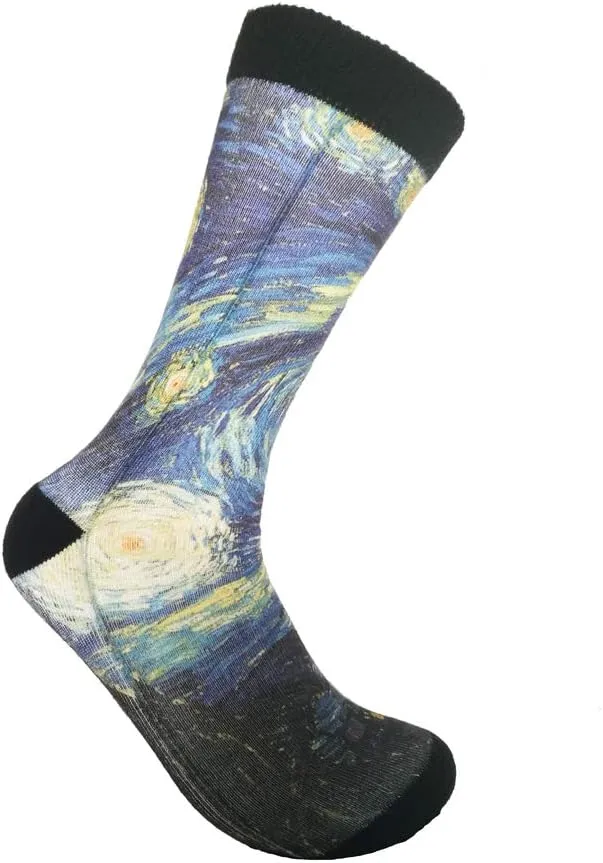 Unisex Adult Fun Cool 3D Print Colorful Athletic Sport Novelty Crew Tube Socks