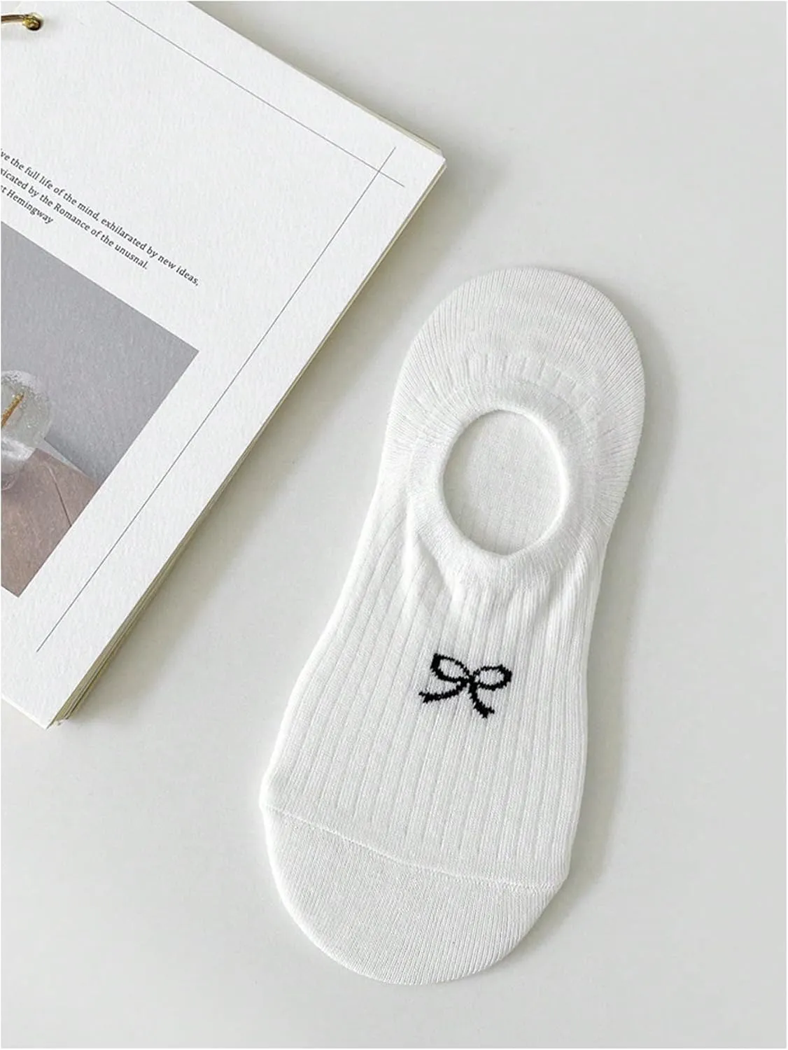 Verdusa Women's 5 Pairs No Show Socks Low Cut Invisible Socks