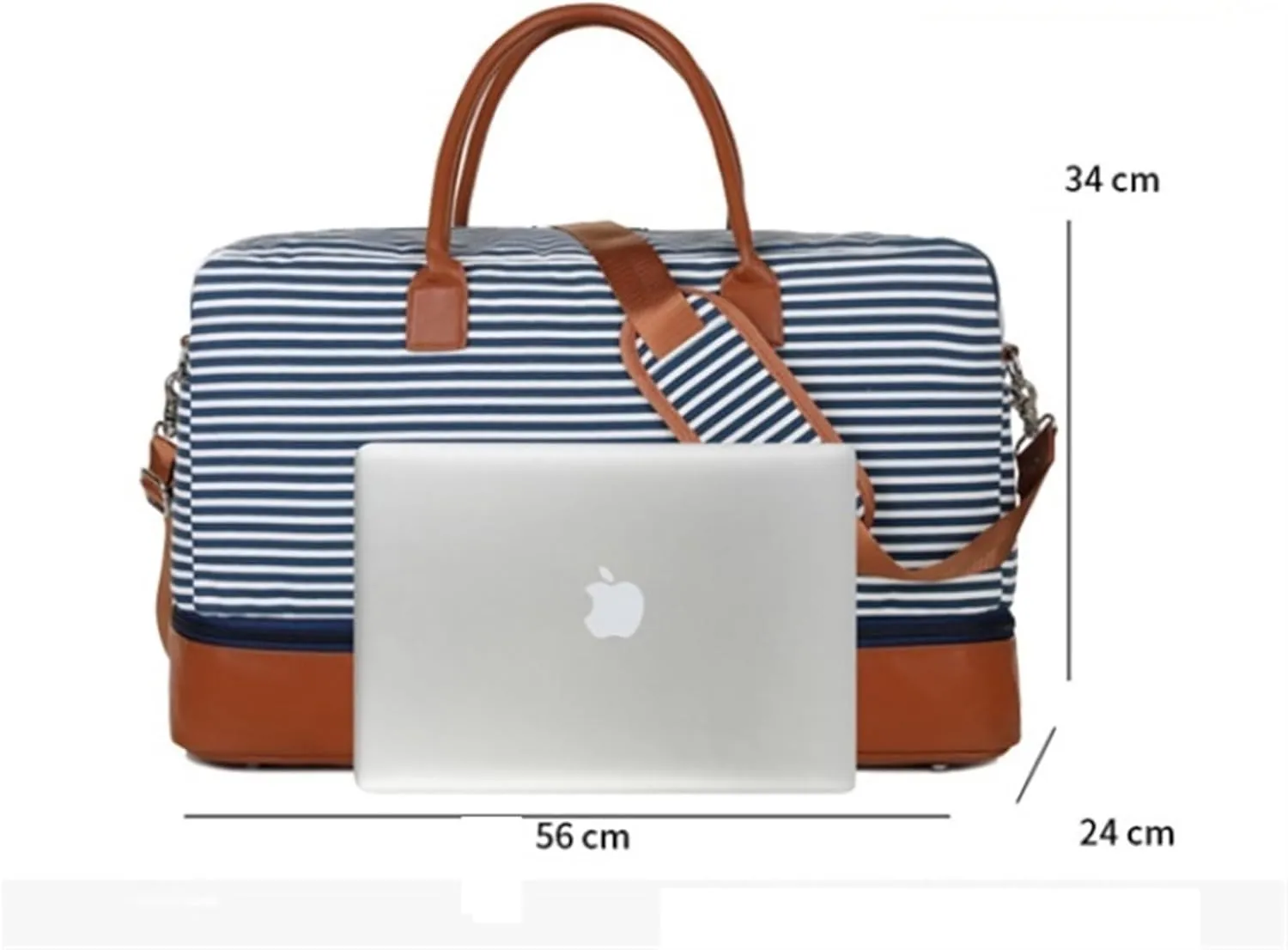 Weekender Travel Bag Weekender Bags Large Travel Duffle Overnight Bag with Wet Shoes Compartment Oxford Fabric Sport Gym Bag(A)