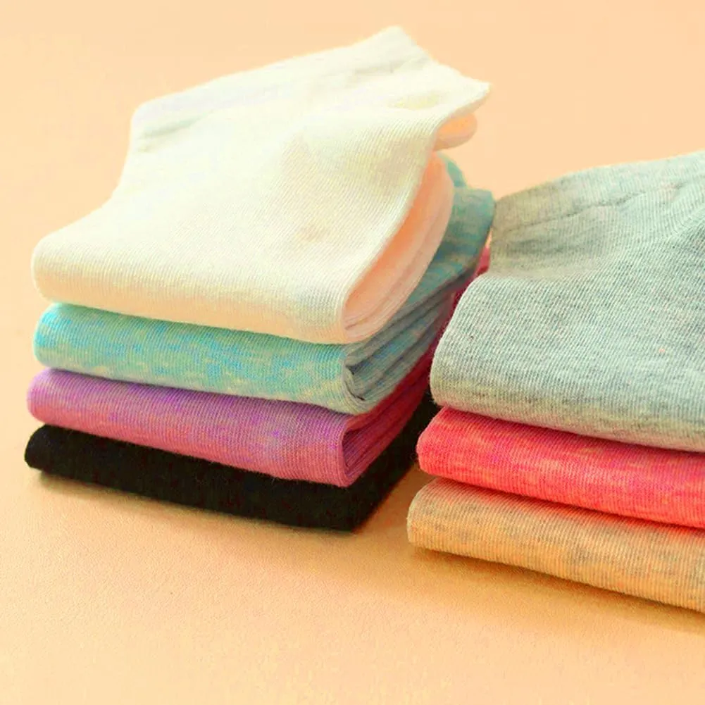 Women & Men Ankle Socks Colorful Comfortable Lightweight Breathable Athletic Cotton Socks No Show Socks