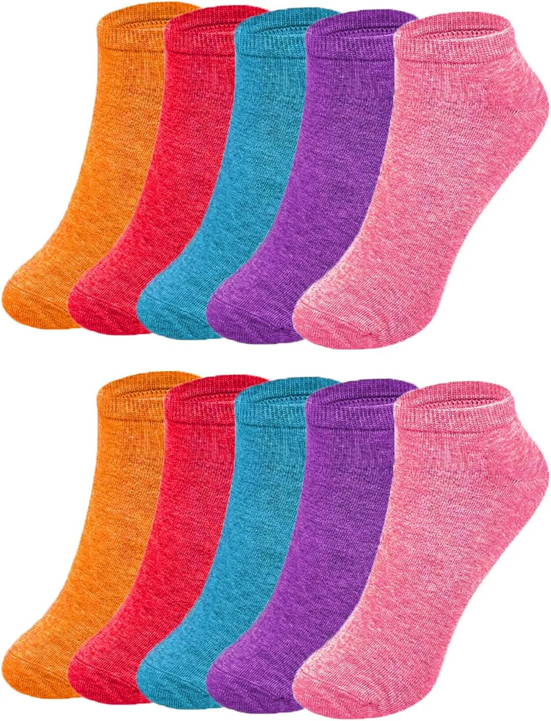Women & Men Ankle Socks Colorful Comfortable Lightweight Breathable Athletic Cotton Socks No Show Socks