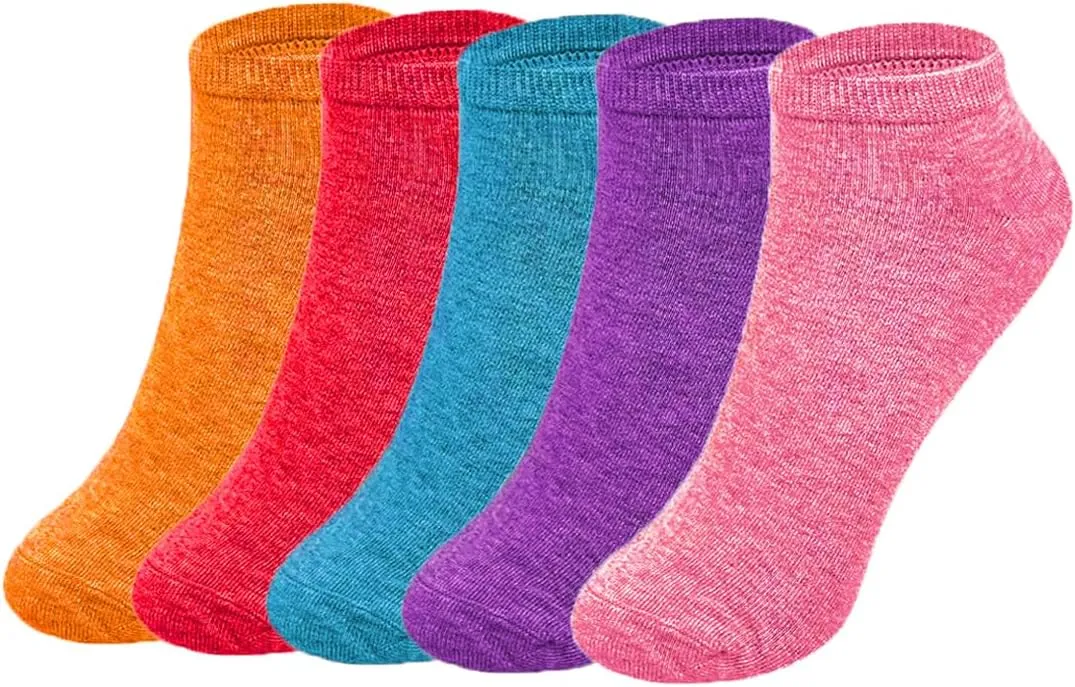 Women & Men Ankle Socks Colorful Comfortable Lightweight Breathable Athletic Cotton Socks No Show Socks