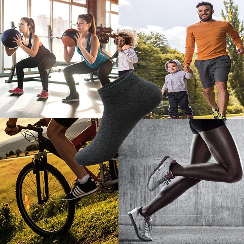 Women & Men Ankle Socks Colorful Comfortable Lightweight Breathable Athletic Cotton Socks No Show Socks