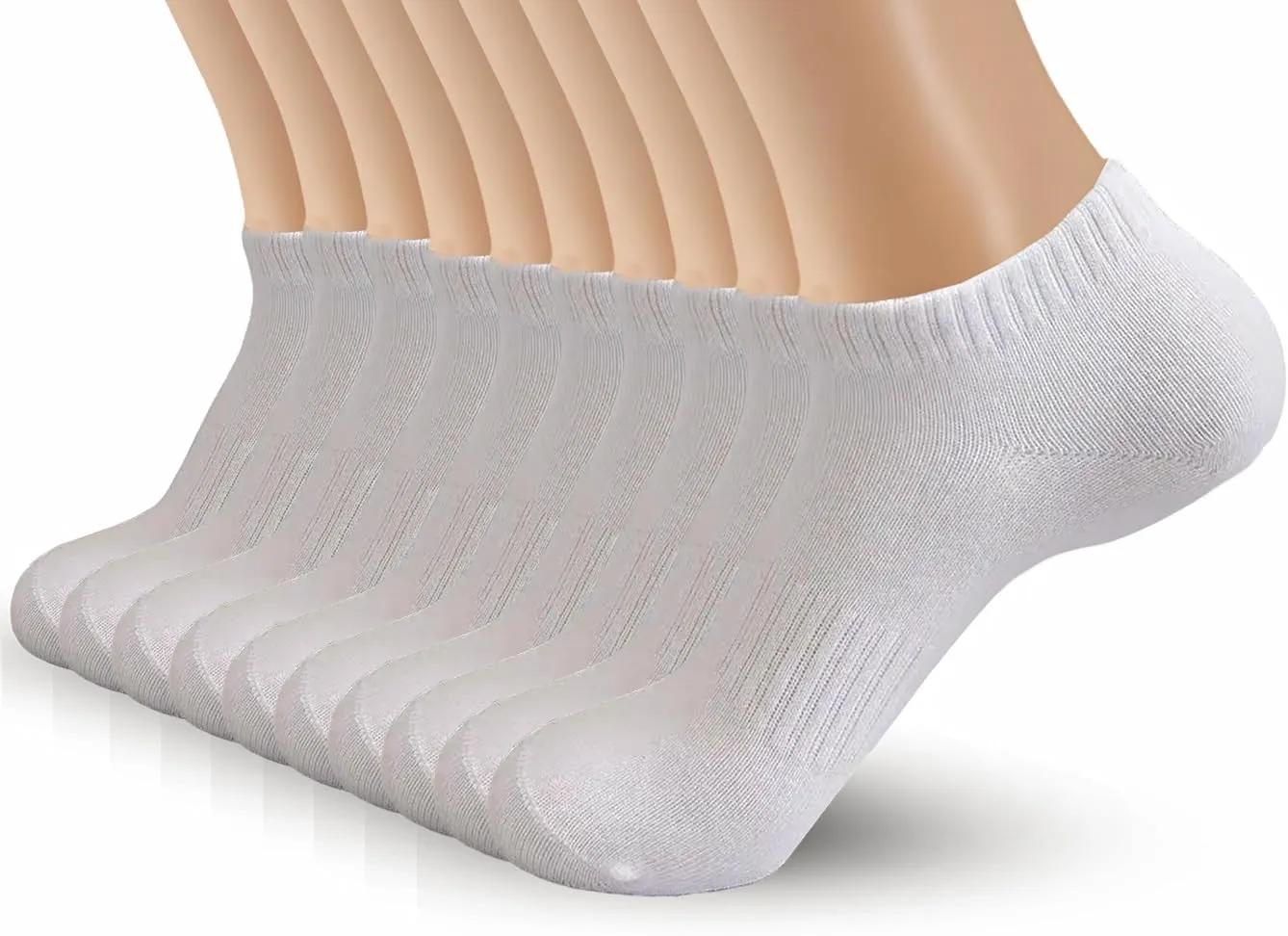 Women Cotton Low Cut Ankle Socks Athletic Boat Socks 10 pairs