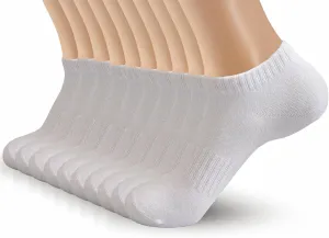 Women Cotton Low Cut Ankle Socks Athletic Boat Socks 10 pairs