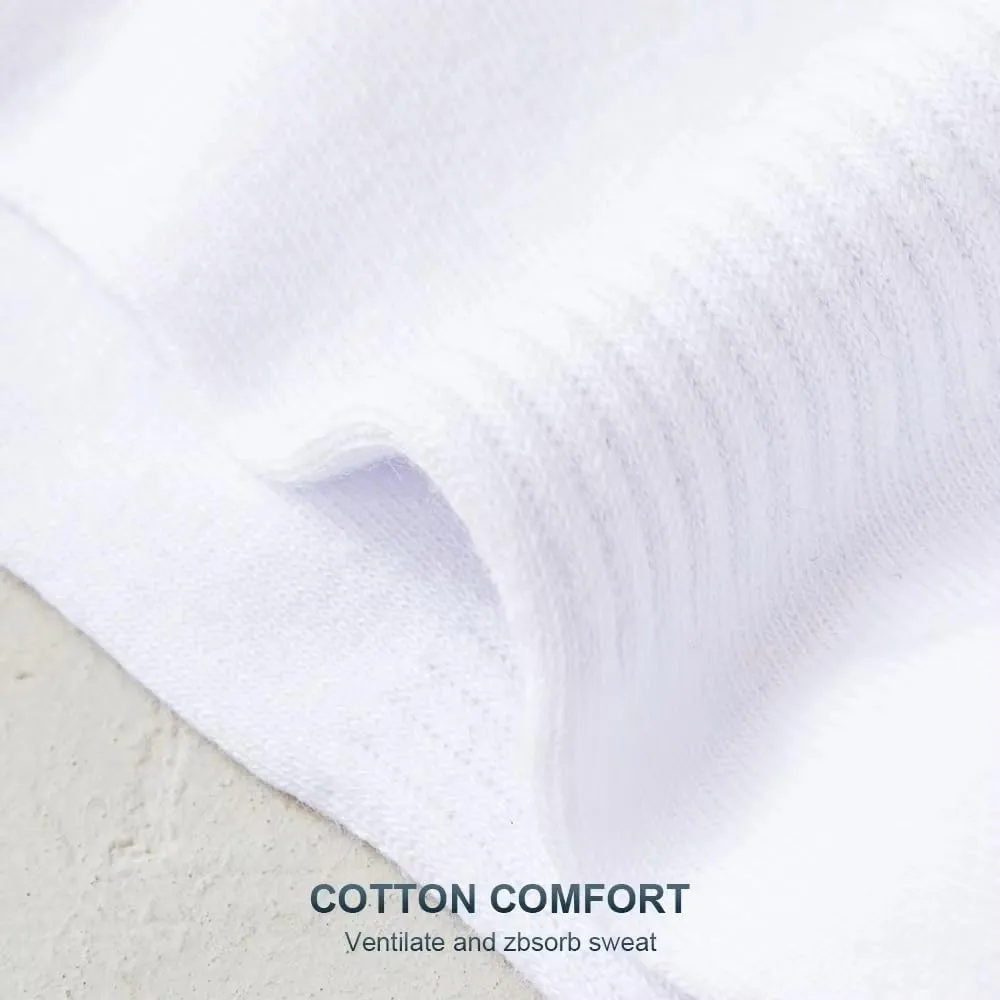 Women Cotton Low Cut Ankle Socks Athletic Boat Socks 10 pairs