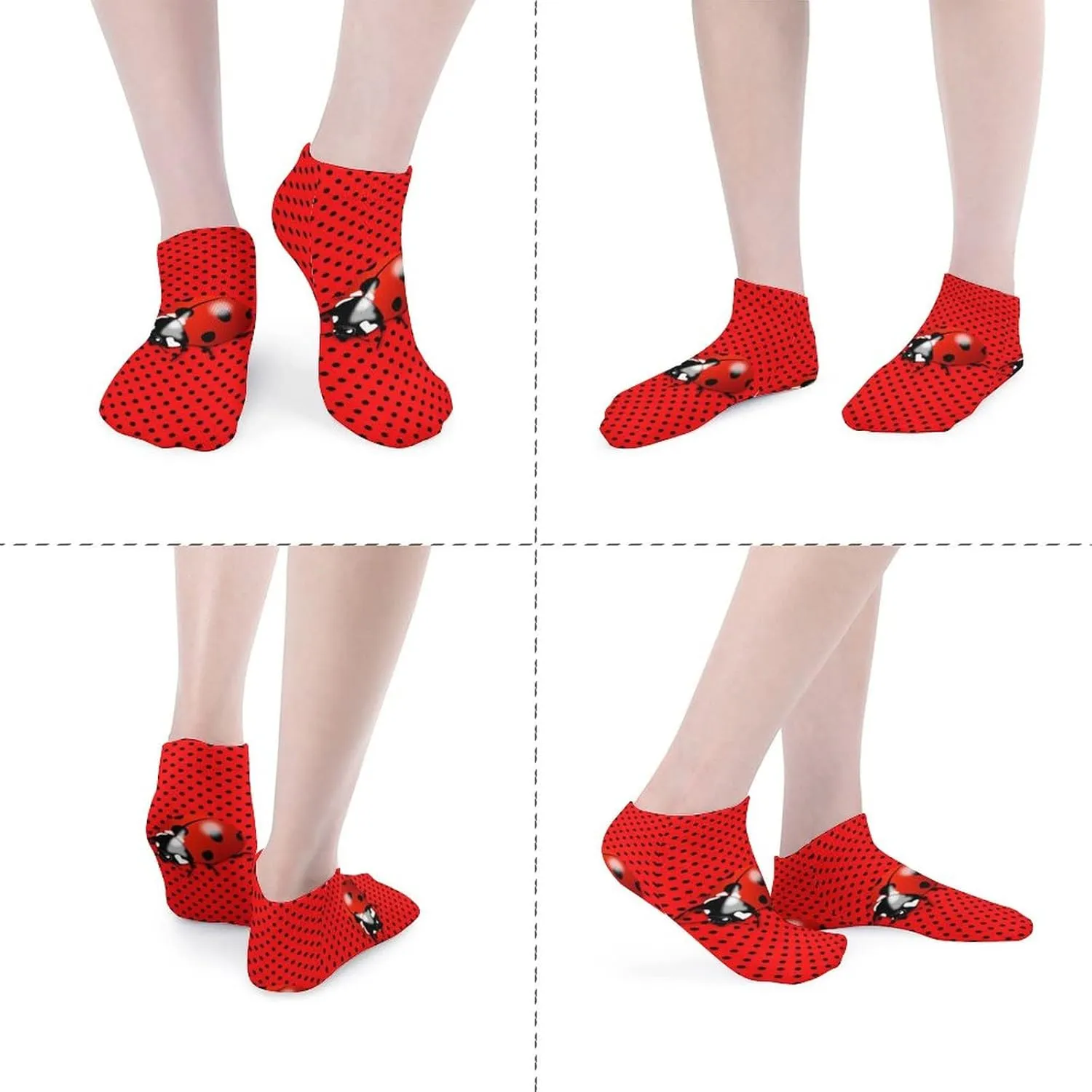 Women Girls Cute Ankle No Show Low Cut Socks Athletic Short Trail Socks Gift