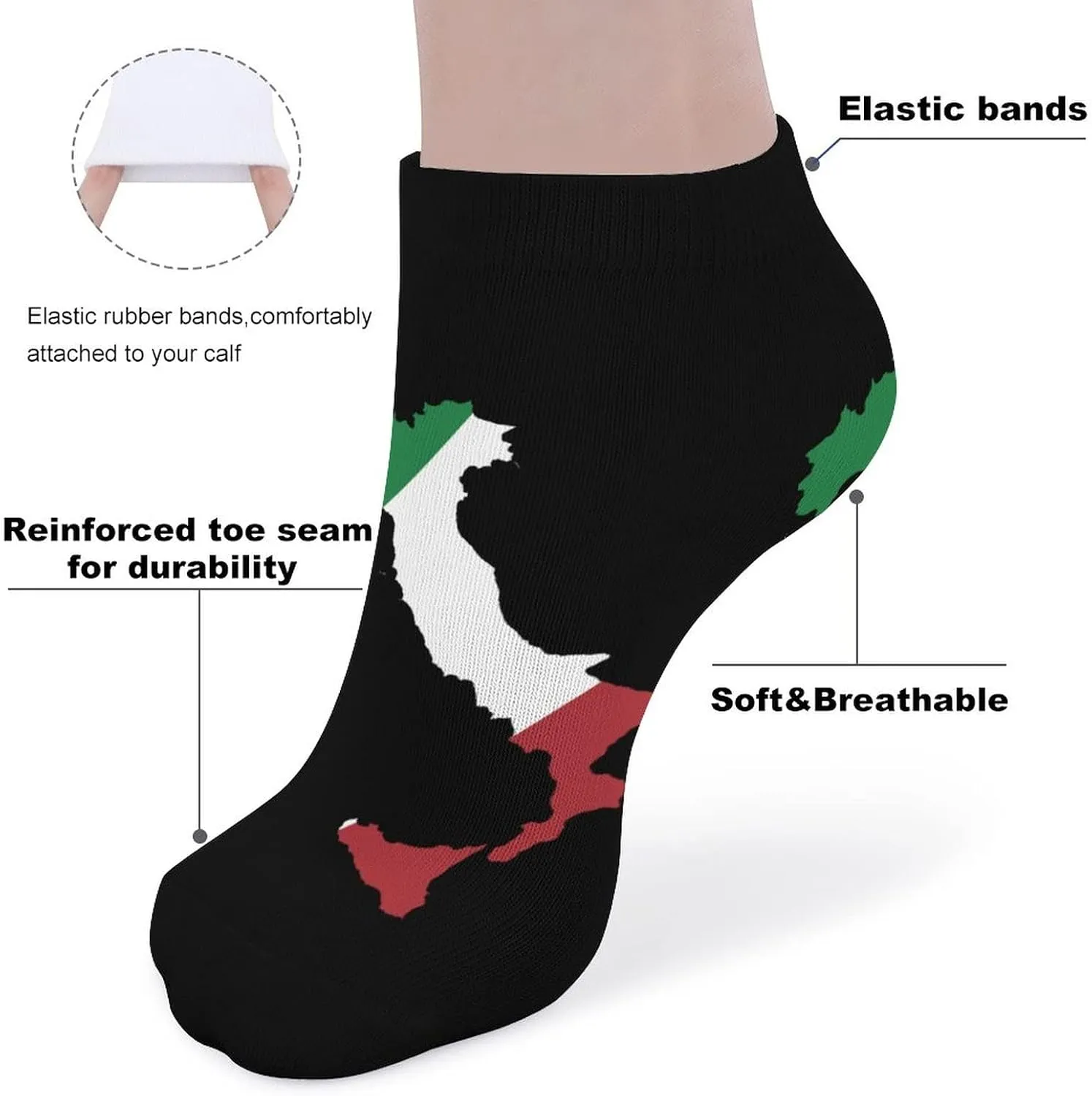 Women Girls Cute Ankle No Show Low Cut Socks Athletic Short Trail Socks Gift
