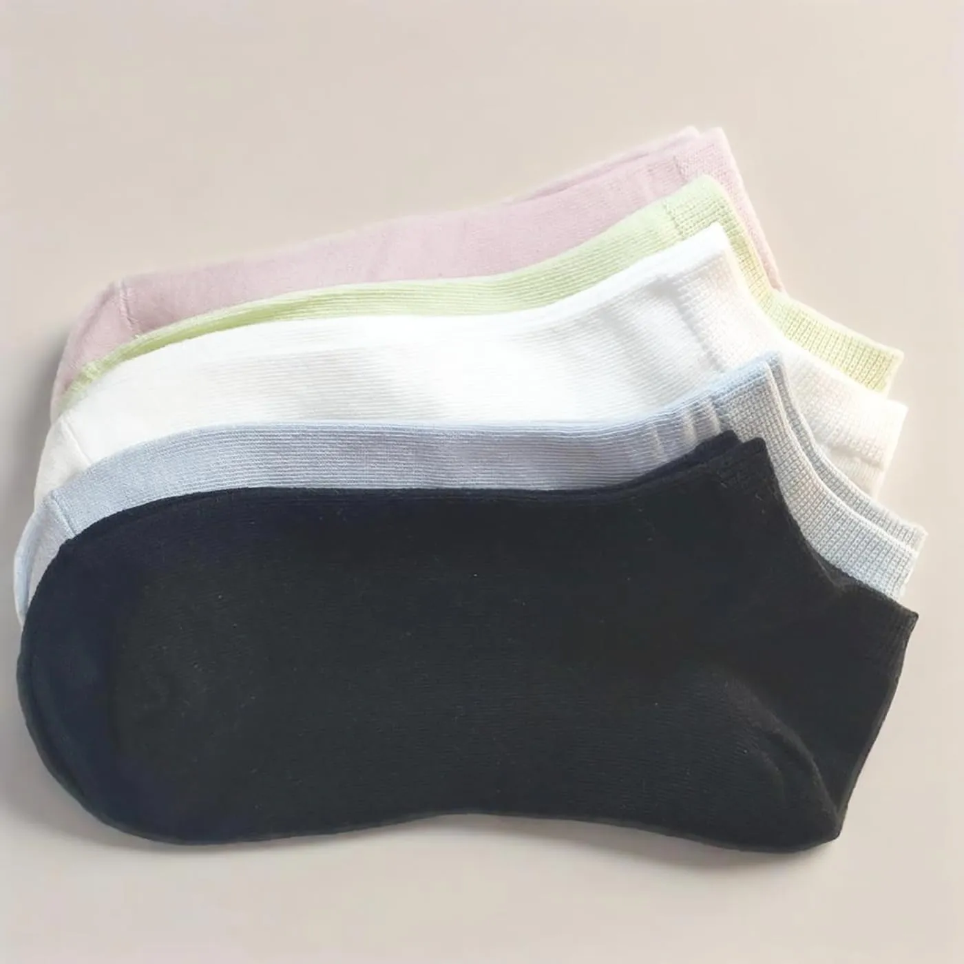 Women's Cotton Ankle Socks, Breathable Moisture-Wicking Sports Running Casual No Show Socks 5/10 Pairs