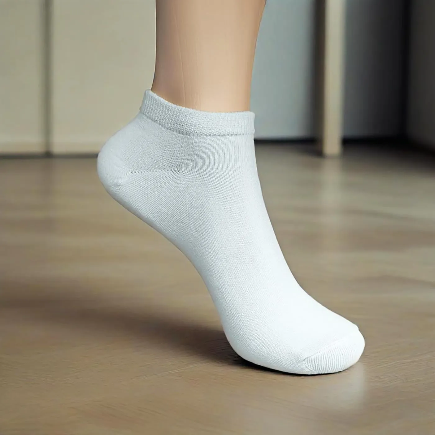 Women's Cotton Ankle Socks, Breathable Moisture-Wicking Sports Running Casual No Show Socks 5/10 Pairs