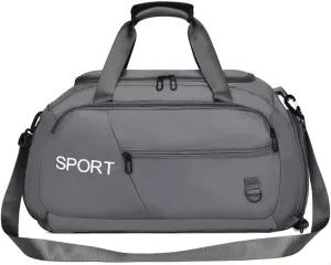 Womens Gym Bag Roomy Carry-on Bag Waterproof Travel Duffel Bag with Shoes Compartment Casual Gym Backpack for Sports