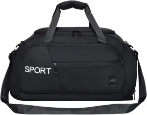 Womens Gym Bag Roomy Carry-on Bag Waterproof Travel Duffel Bag with Shoes Compartment Casual Gym Backpack for Sports