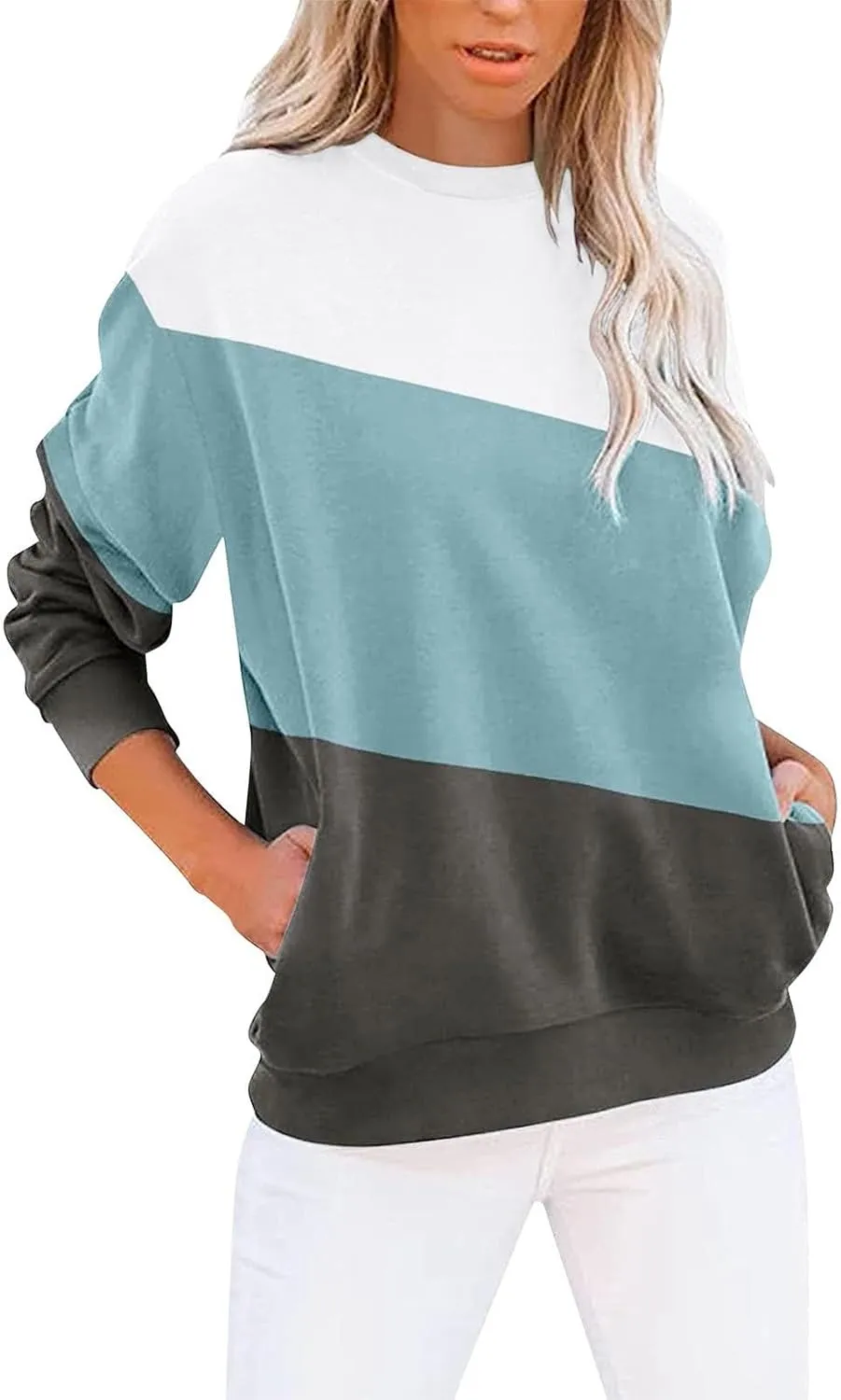 Women'S Sweatshirt For Women Football Mom Sweatshirt Women's Crewneck Long Sleeve Sweaters Pullover Fall Outfits