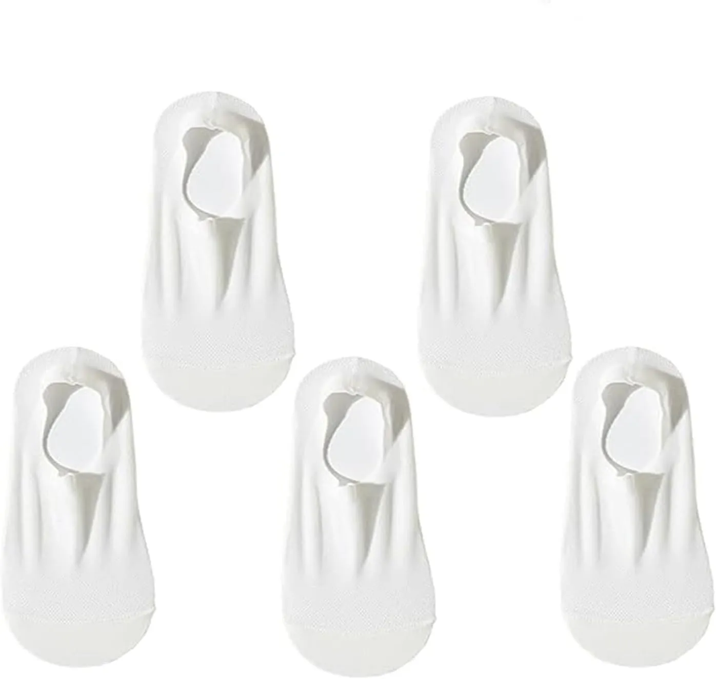 Zeanaturals Ultra Thin Liner Non Slip No Show Socks, Womens Men Soft Breathable Ice Silk Sock oft, Unisex Low Cut Liner Sock